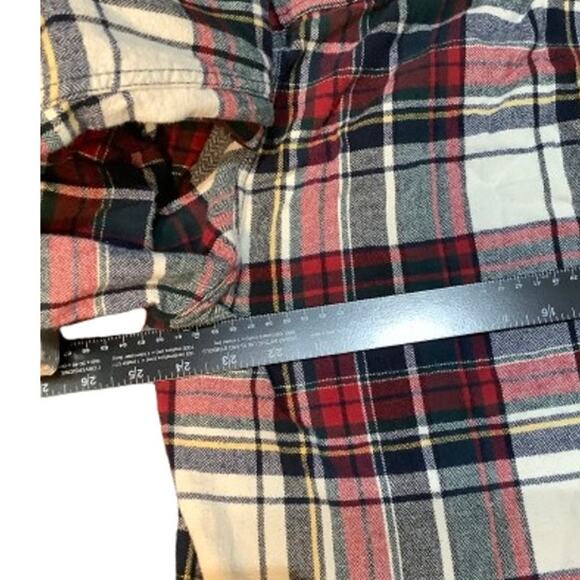 Woolrich Men's Large 100% Cotton Plaid Button-Down Shirt Grunge Rustic Outdoors - Picture 5 of 7